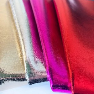 Metaliczna skóra Pu